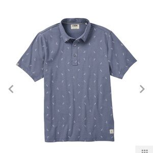 Linksoul Anza Micro Dragonfly Print Polo